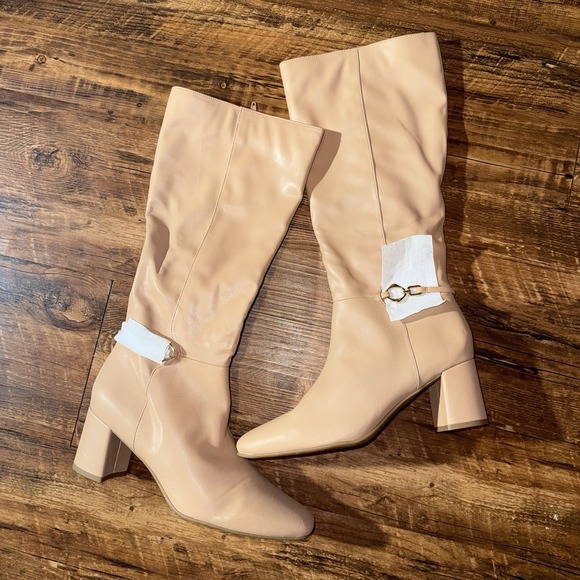 Naturalizer Shoes - Naturalizer Tan Knee High Waylon Heeled Boots Women's 11 NEW